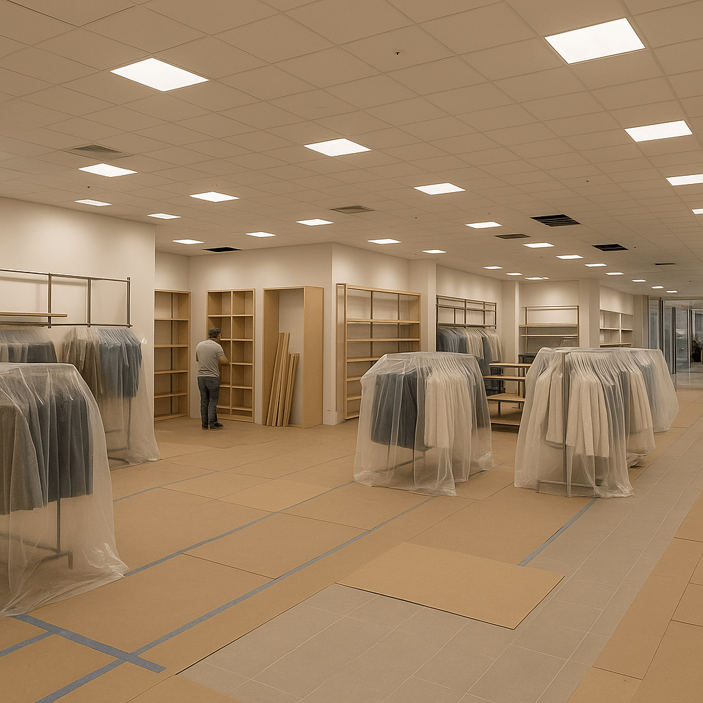 commercial space being remodeled in san diego