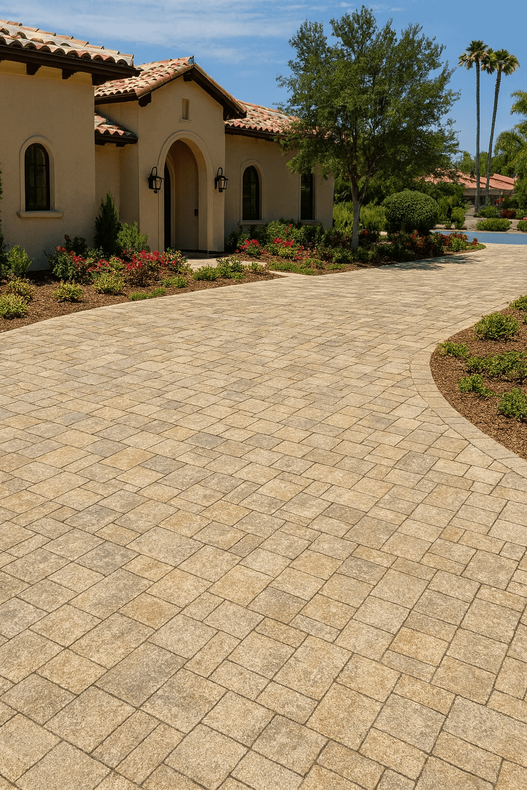 belgard paver driveway in san diego