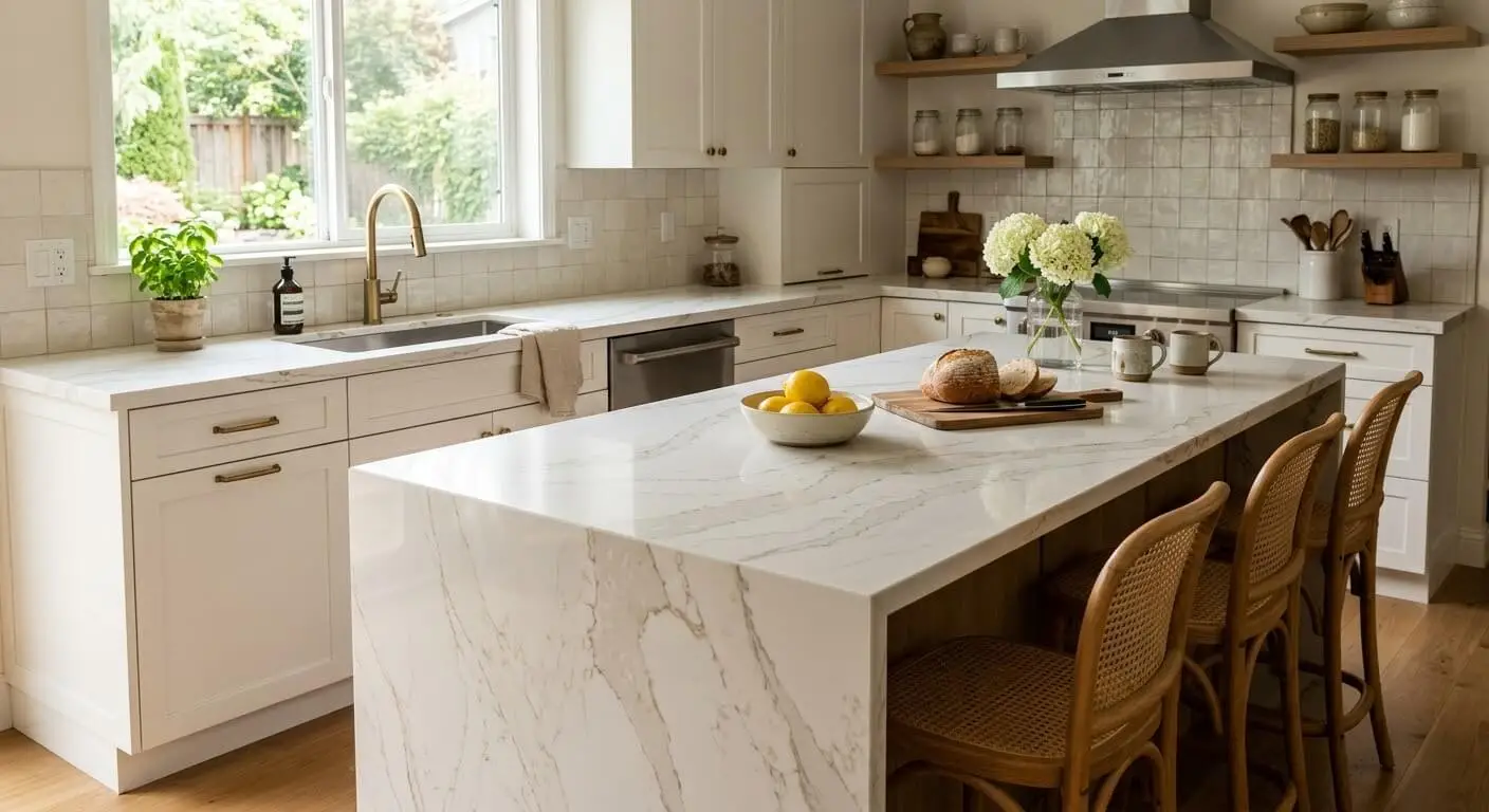 quartz kitchen